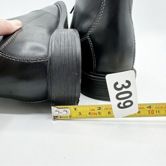 BOSTONIAN Leather Brently Style Chukka Low Boot Shoe BLACK Mens Size 11.5 - Picture 12 of 16